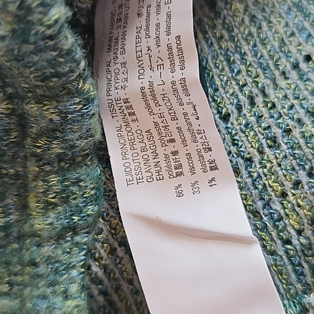 Zara Green Ribbed Knit Bralette Coord Set (Bralette ONLY) Size Medium NWT - Picture 10 of 10